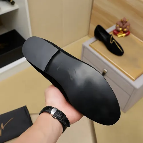 Replica Giuseppe Zanotti GZ Leather Shoes For Men #1399802 $82.00 USD for Wholesale