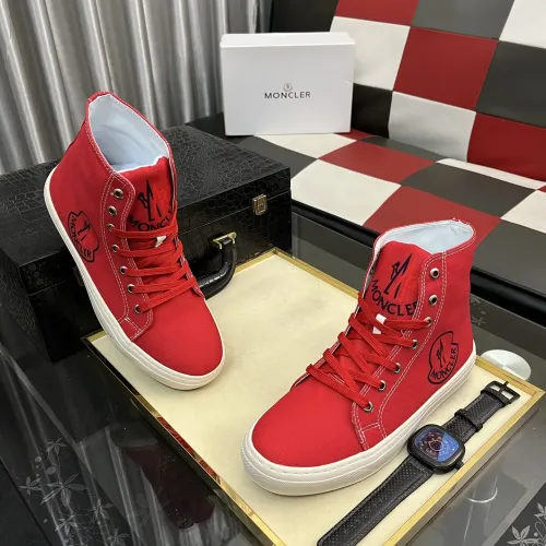 Replica Moncler High Tops Shoes For Men #1399822 $85.00 USD for Wholesale