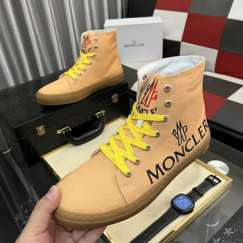 Moncler High Tops Shoes For Men #1399825 $85.00 USD, Wholesale Replica Moncler High Tops Shoes