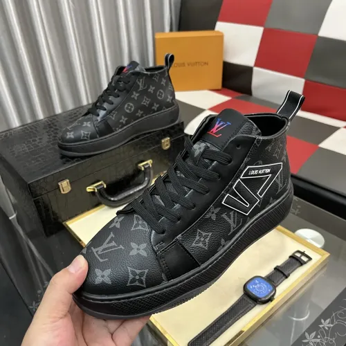 Louis Vuitton High Tops Shoes For Men #1399916 $85.00 USD, Wholesale Replica Louis Vuitton High Tops Shoes