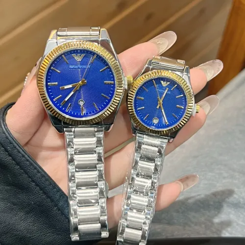 Armani Watches In Gold For Unisex #1399948 $27.00 USD, Wholesale Replica Armani Watches