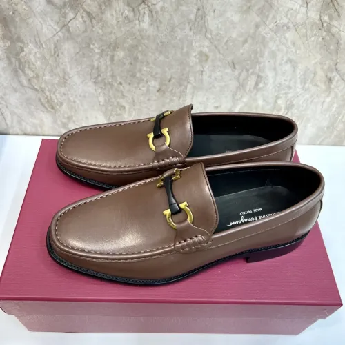 Salvatore Ferragamo Leather Shoes For Men #1399987 $105.00 USD, Wholesale Replica Salvatore Ferragamo Leather Shoes