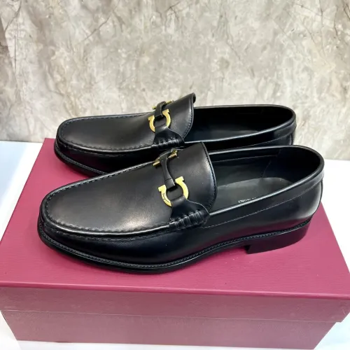 Salvatore Ferragamo Leather Shoes For Men #1399988 $105.00 USD, Wholesale Replica Salvatore Ferragamo Leather Shoes