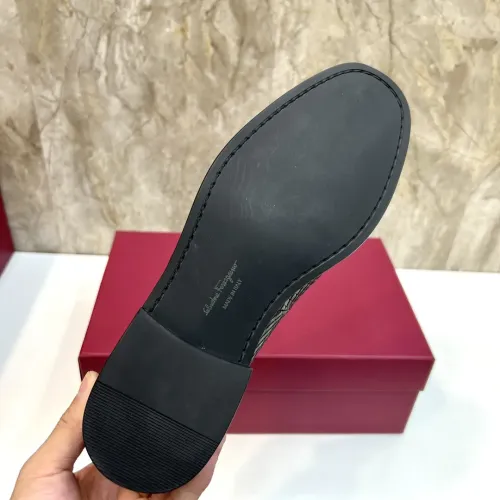 Replica Salvatore Ferragamo Leather Shoes For Men #1399991 $105.00 USD for Wholesale