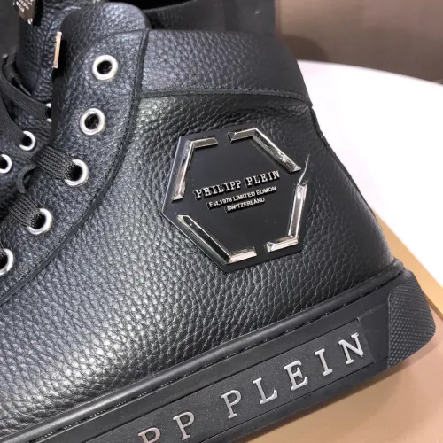Replica Philipp Plein PP High Tops Shoes For Men #1400014 $88.00 USD for Wholesale