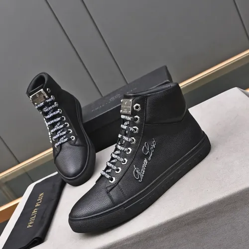 Philipp Plein PP High Tops Shoes For Men #1400015 $88.00 USD, Wholesale Replica Philipp Plein PP High Tops Shoes