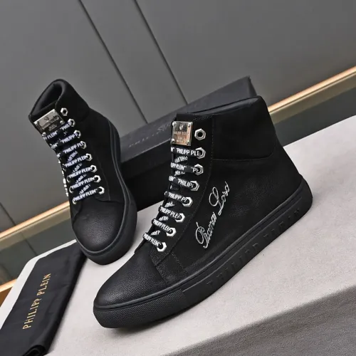 Philipp Plein PP High Tops Shoes For Men #1400016 $88.00 USD, Wholesale Replica Philipp Plein PP High Tops Shoes