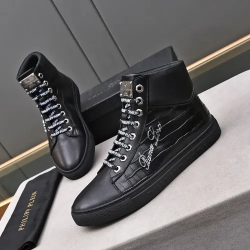 Philipp Plein PP High Tops Shoes For Men #1400017 $88.00 USD, Wholesale Replica Philipp Plein PP High Tops Shoes