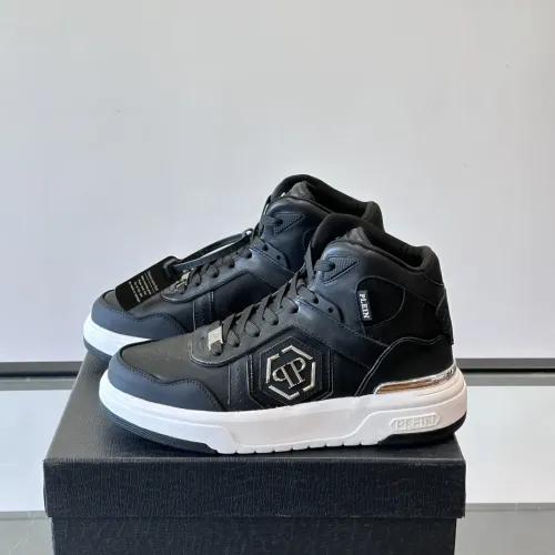 Philipp Plein PP High Tops Shoes For Men #1400021 $150.00 USD, Wholesale Replica Philipp Plein PP High Tops Shoes