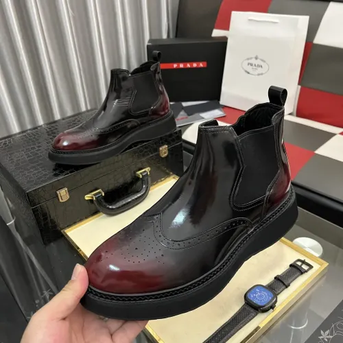 Prada Boots For Men #1400052 $122.00 USD, Wholesale Replica Prada Boots