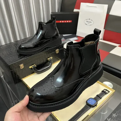 Prada Boots For Men #1400053 $122.00 USD, Wholesale Replica Prada Boots