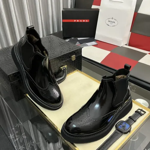Replica Prada Boots For Men #1400053 $122.00 USD for Wholesale
