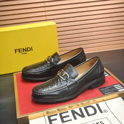 Fendi Leather Shoes For Men #1400062 $98.00 USD, Wholesale Replica Fendi Leather Shoes