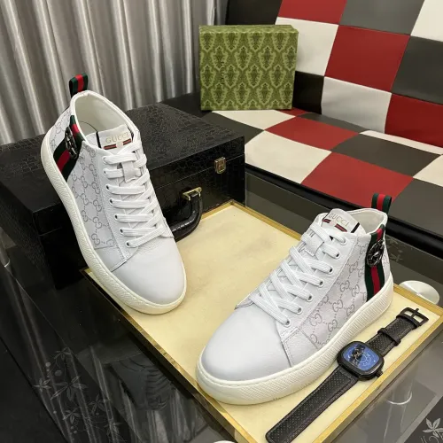 Replica Gucci High Tops Shoes For Men #1400085 $85.00 USD for Wholesale