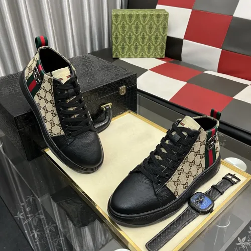 Replica Gucci High Tops Shoes For Men #1400086 $85.00 USD for Wholesale