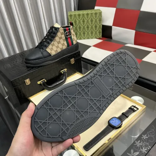 Replica Gucci High Tops Shoes For Men #1400086 $85.00 USD for Wholesale