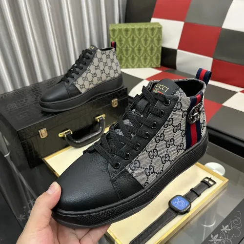Gucci High Tops Shoes For Men #1400087 $85.00 USD, Wholesale Replica Gucci High Tops Shoes