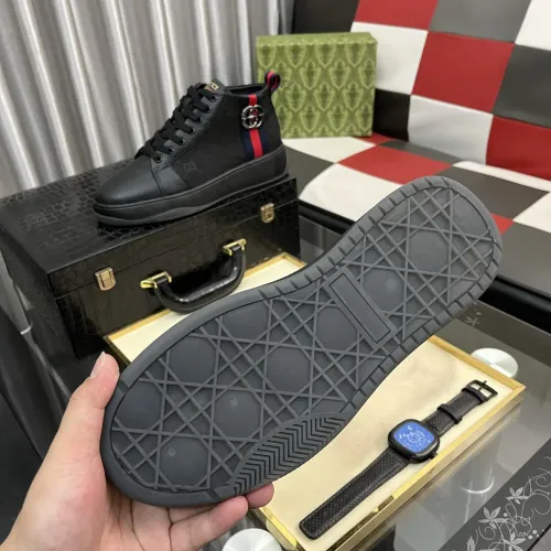 Replica Gucci High Tops Shoes For Men #1400088 $85.00 USD for Wholesale