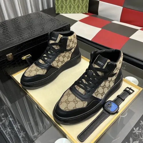 Replica Gucci High Tops Shoes For Men #1400089 $85.00 USD for Wholesale