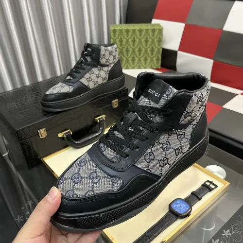 Gucci High Tops Shoes For Men #1400090 $85.00 USD, Wholesale Replica Gucci High Tops Shoes