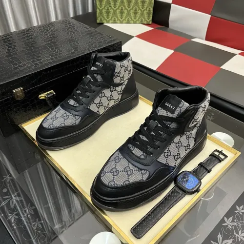 Replica Gucci High Tops Shoes For Men #1400090 $85.00 USD for Wholesale