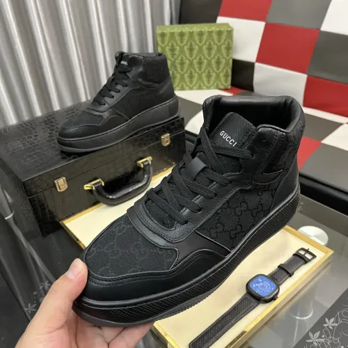 Gucci High Tops Shoes For Men #1400091 $85.00 USD, Wholesale Replica Gucci High Tops Shoes