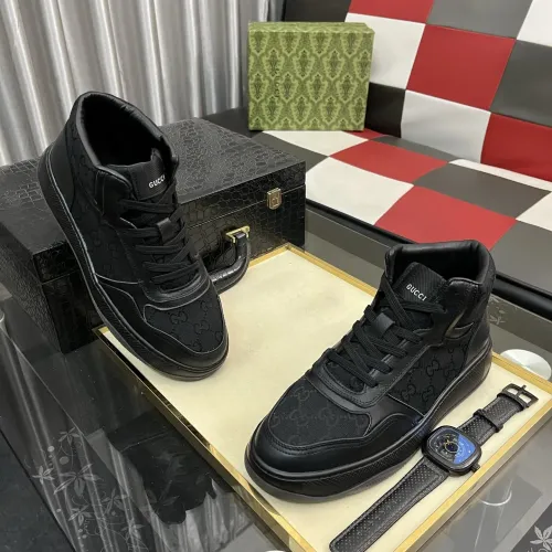 Replica Gucci High Tops Shoes For Men #1400091 $85.00 USD for Wholesale