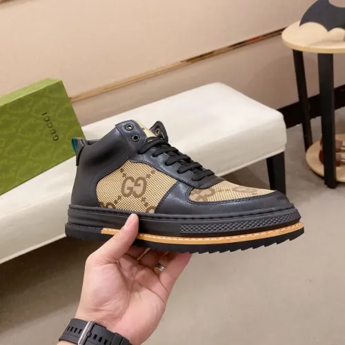 Replica Gucci High Tops Shoes For Men #1400092 $82.00 USD for Wholesale