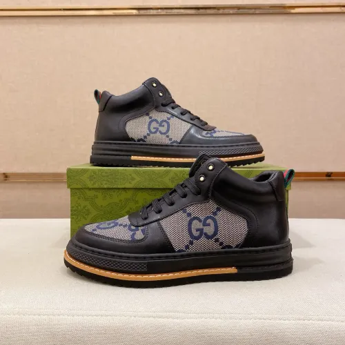 Gucci High Tops Shoes For Men #1400093 $82.00 USD, Wholesale Replica Gucci High Tops Shoes