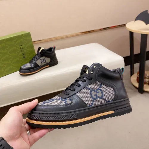 Replica Gucci High Tops Shoes For Men #1400093 $82.00 USD for Wholesale