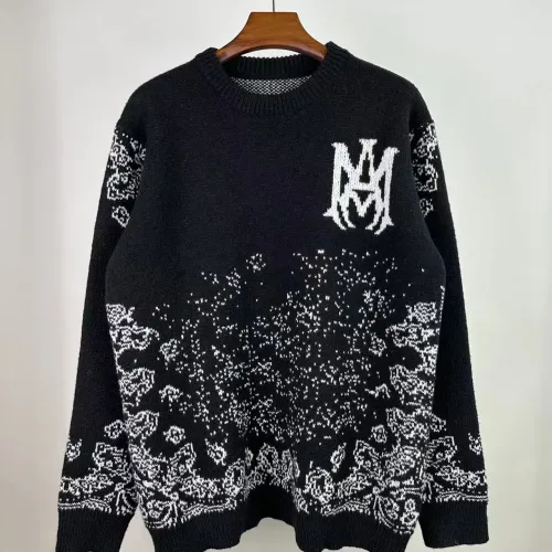 Amiri Sweaters Long Sleeved For Unisex #1400129 $48.00 USD, Wholesale Replica Amiri Sweaters