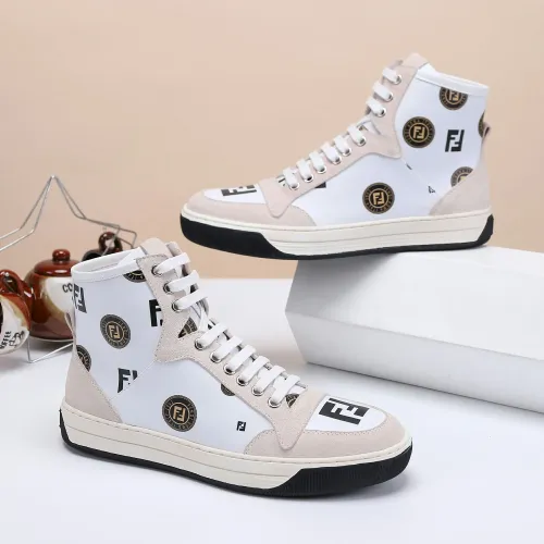 Replica Fendi High Tops Casual Shoes For Men #1400170 $80.00 USD for Wholesale