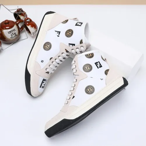 Replica Fendi High Tops Casual Shoes For Men #1400170 $80.00 USD for Wholesale