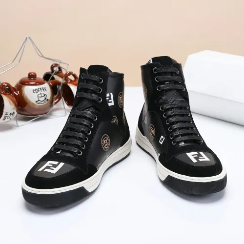 Replica Fendi High Tops Casual Shoes For Men #1400172 $80.00 USD for Wholesale