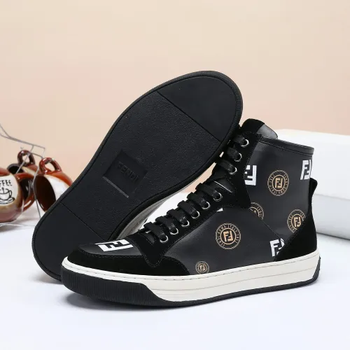 Replica Fendi High Tops Casual Shoes For Men #1400172 $80.00 USD for Wholesale