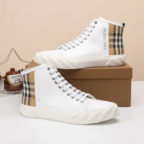 Replica Burberry High Tops Shoes For Men #1400173 $80.00 USD for Wholesale