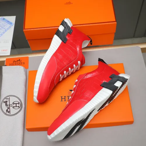 Replica Hermes Casual Shoes For Men #1400183 $82.00 USD for Wholesale