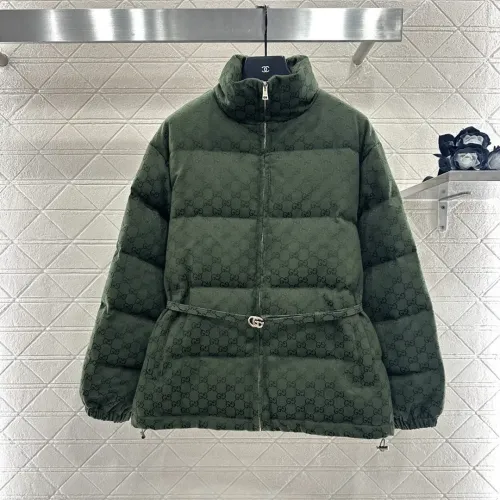 Gucci Down Feather Coat Long Sleeved For Women #1400409 $128.00 USD, Wholesale Replica Gucci Down Feather Coat