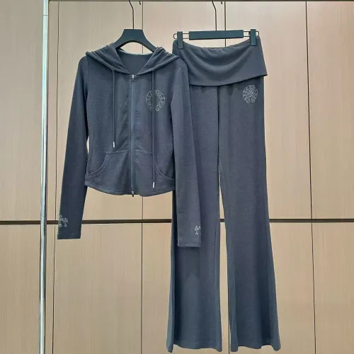 Chrome Hearts Tracksuits Long Sleeved For Women #1400431 $102.00 USD, Wholesale Replica Chrome Hearts Tracksuits