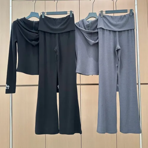 Replica Chrome Hearts Tracksuits Long Sleeved For Women #1400431 $102.00 USD for Wholesale
