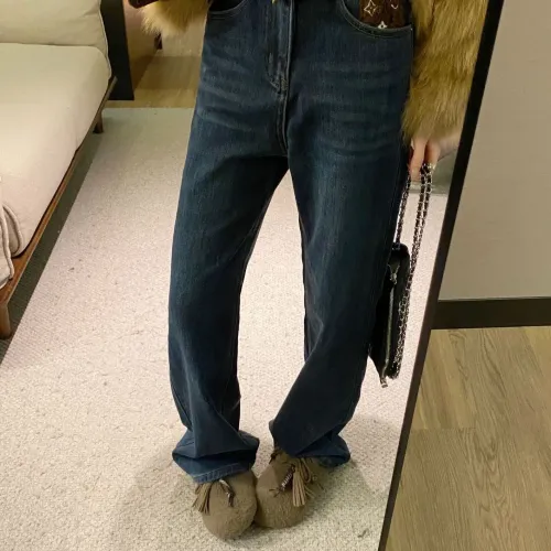 Replica Louis Vuitton LV Jeans For Women #1400433 $85.00 USD for Wholesale
