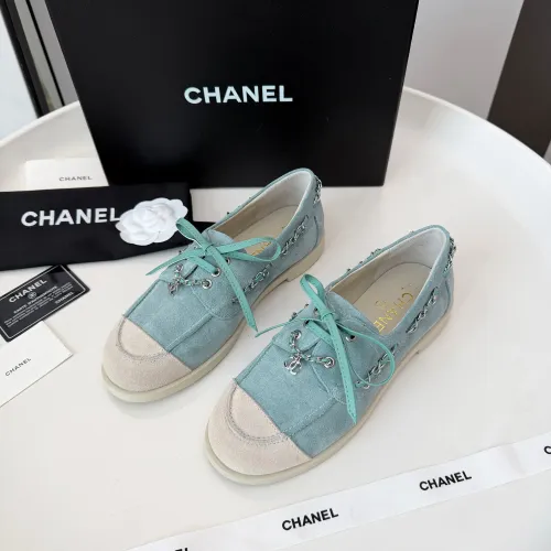 Chanel Flat Shoes For Women #1400632 $98.00 USD, Wholesale Replica Chanel Flat Shoes