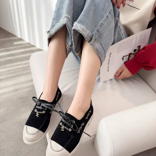 Replica Chanel Flat Shoes For Women #1400633 $98.00 USD for Wholesale