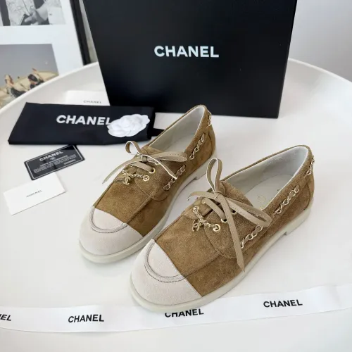 Chanel Flat Shoes For Women #1400634 $98.00 USD, Wholesale Replica Chanel Flat Shoes