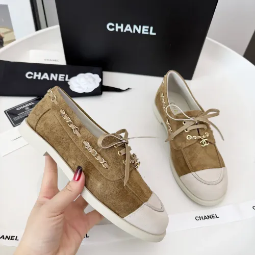 Replica Chanel Flat Shoes For Women #1400634 $98.00 USD for Wholesale