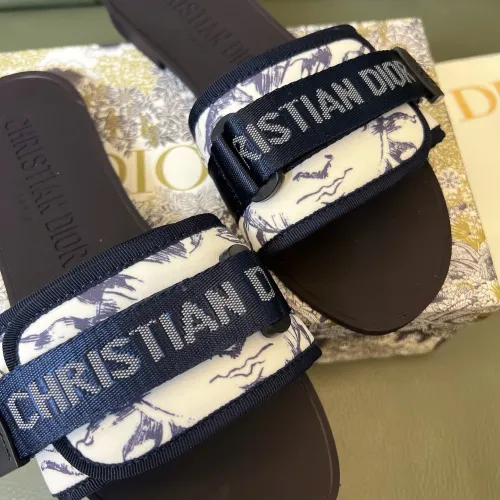 Replica Christian Dior Slippers For Women #1400637 $80.00 USD for Wholesale