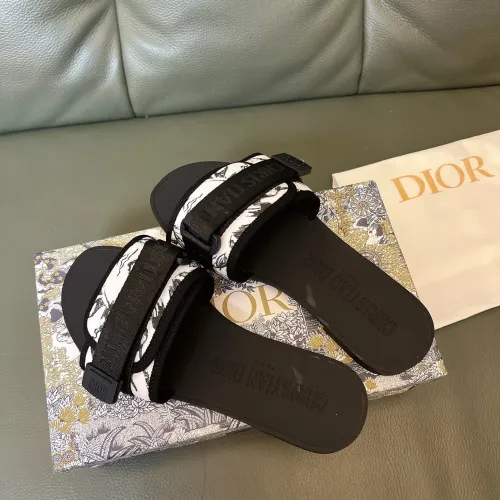 Replica Christian Dior Slippers For Women #1400638 $80.00 USD for Wholesale