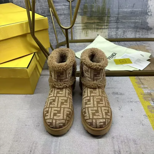 Replica Fendi Fashion Boots For Women #1400682 $112.00 USD for Wholesale