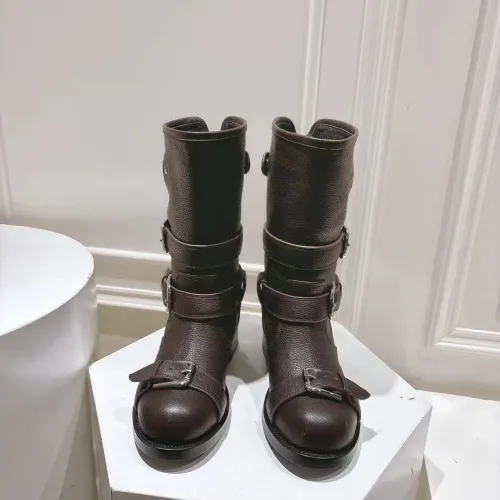 Replica Dolce & Gabbana D&G Boots For Women #1400747 $160.00 USD for Wholesale