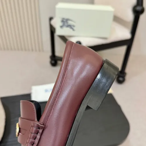 Replica Burberry Leather Shoes For Women #1400776 $112.00 USD for Wholesale